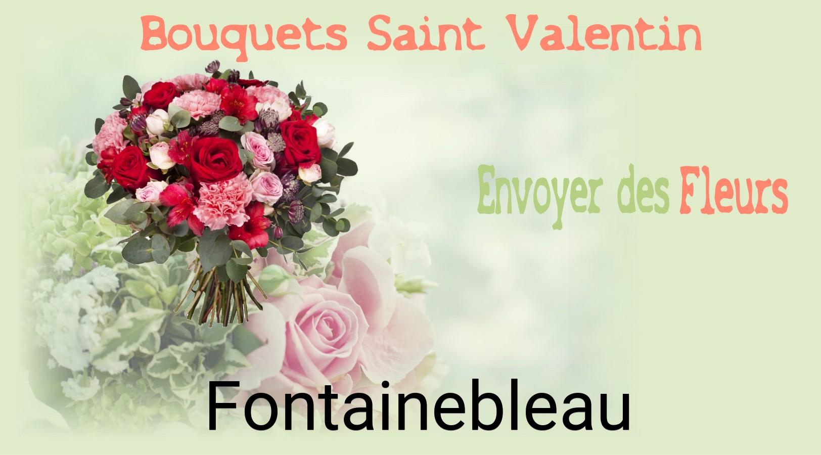 Roses de Saint-Valentin livrées à Fontainebleau